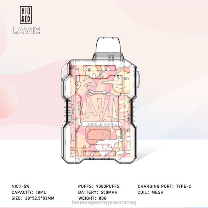 BJV0195 Lavie Vape Budapest | dupla alma LAVIE NIO BOX 9000 fújás